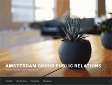 Tablet Screenshot of amsterdamgroup.net